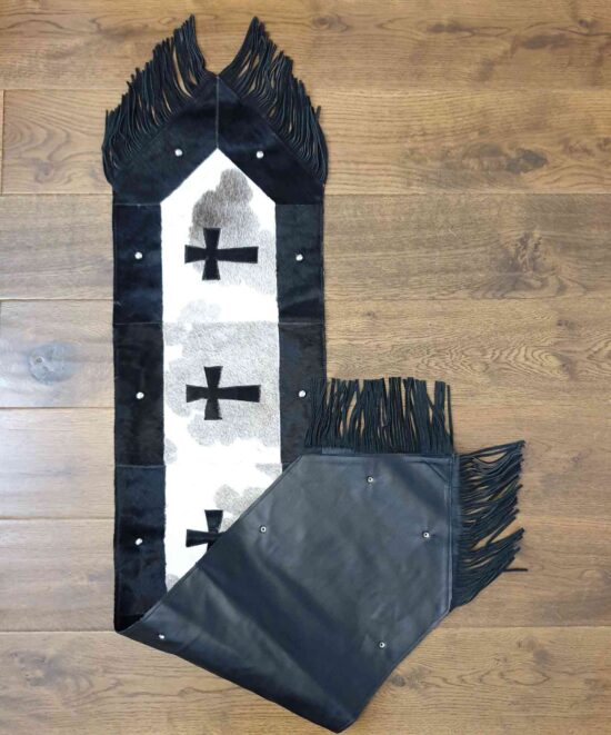 leather table runner