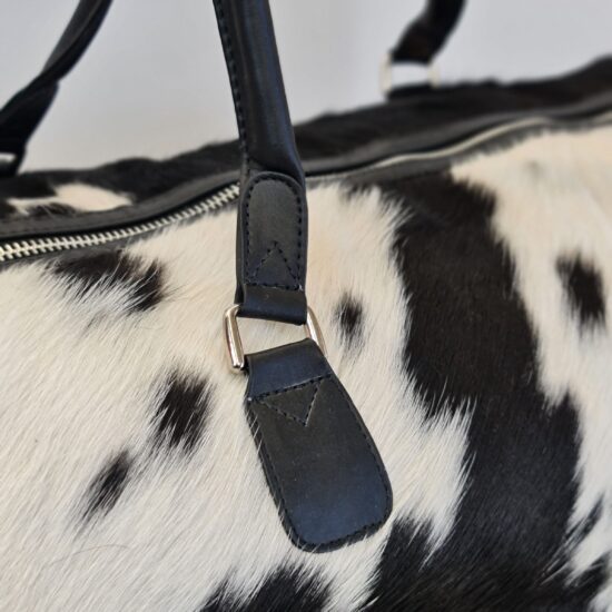 cowhide travel bag