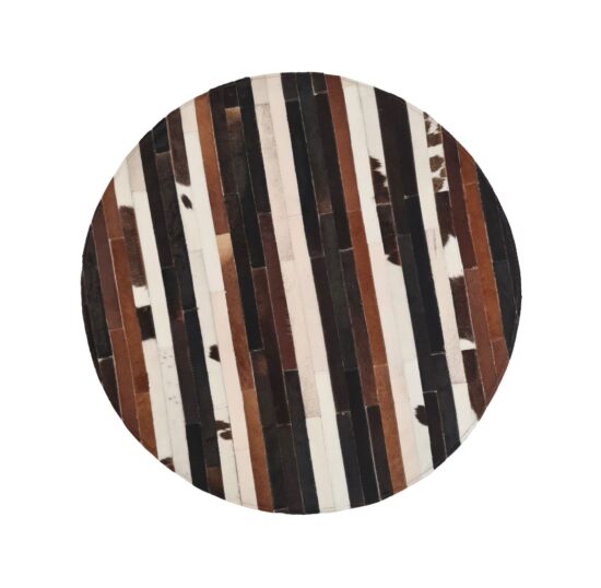 cowhide patchwork rug