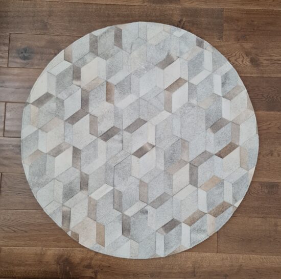 cowhide patchwork rug